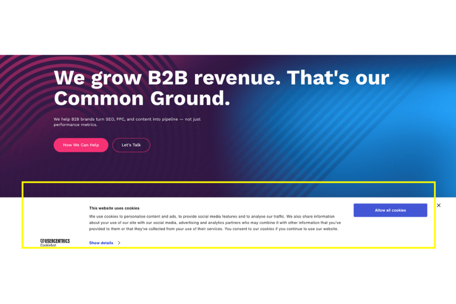 10. Cookie Consent UX Example