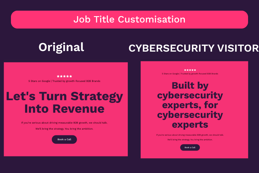 13. Rotate testimonials based on industry or job title