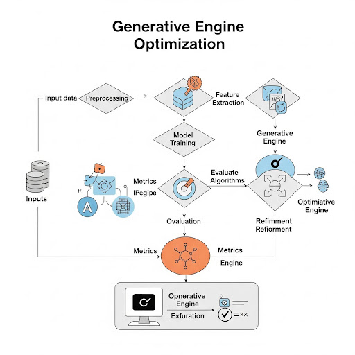 generative engine optimisation diagram generative engine optimisation diagram